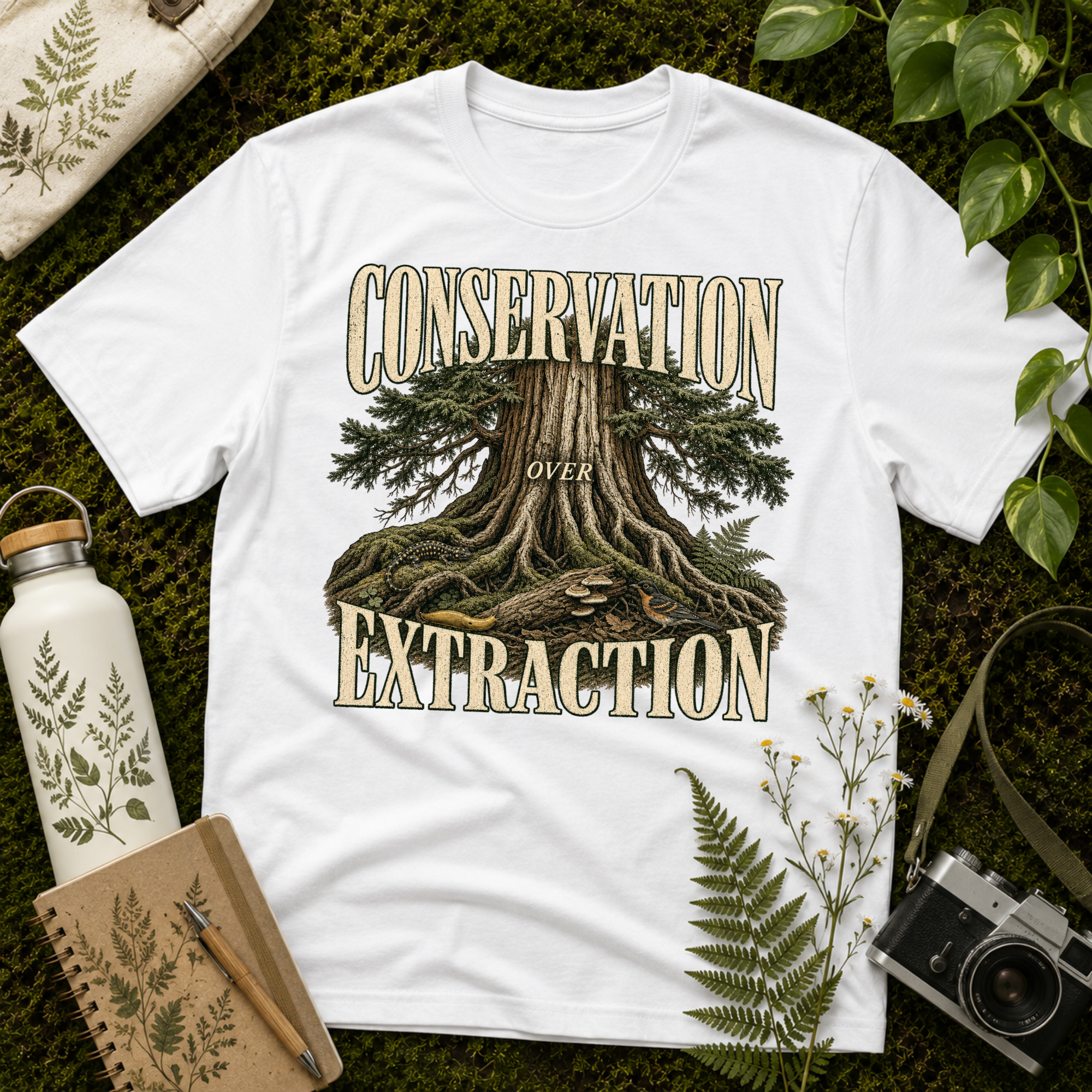 Conservation Over Extraction Tee