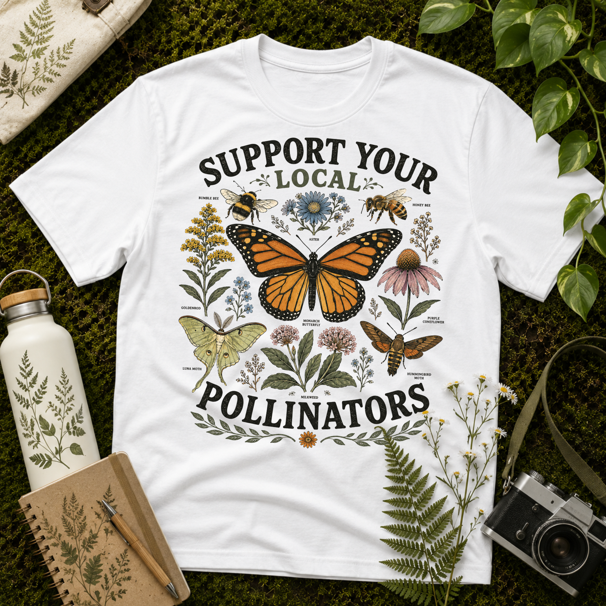 Support Your Local Pollinators Tee