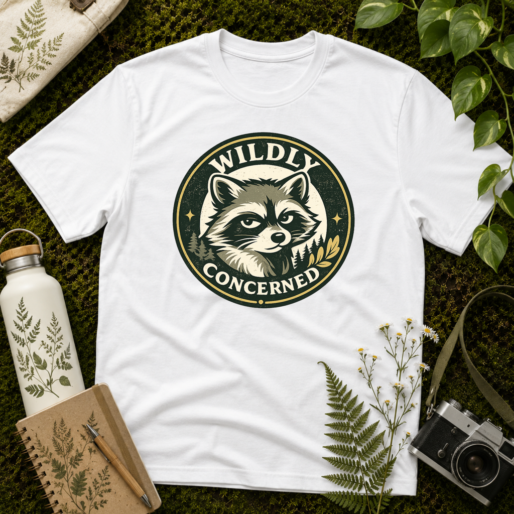 Wildly Concerned Large Brand Logo Tee