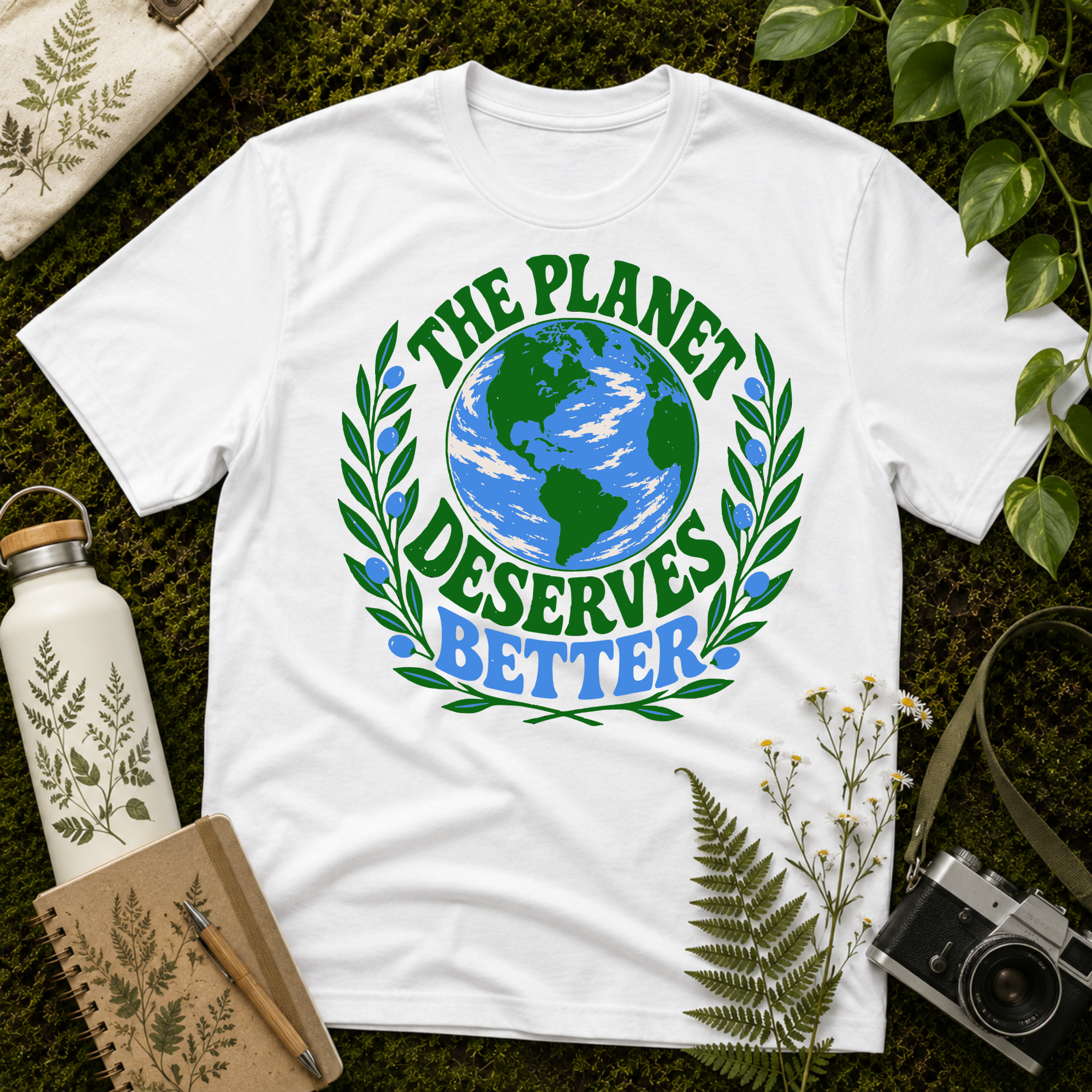 The Planet Deserves Better B+G Tee