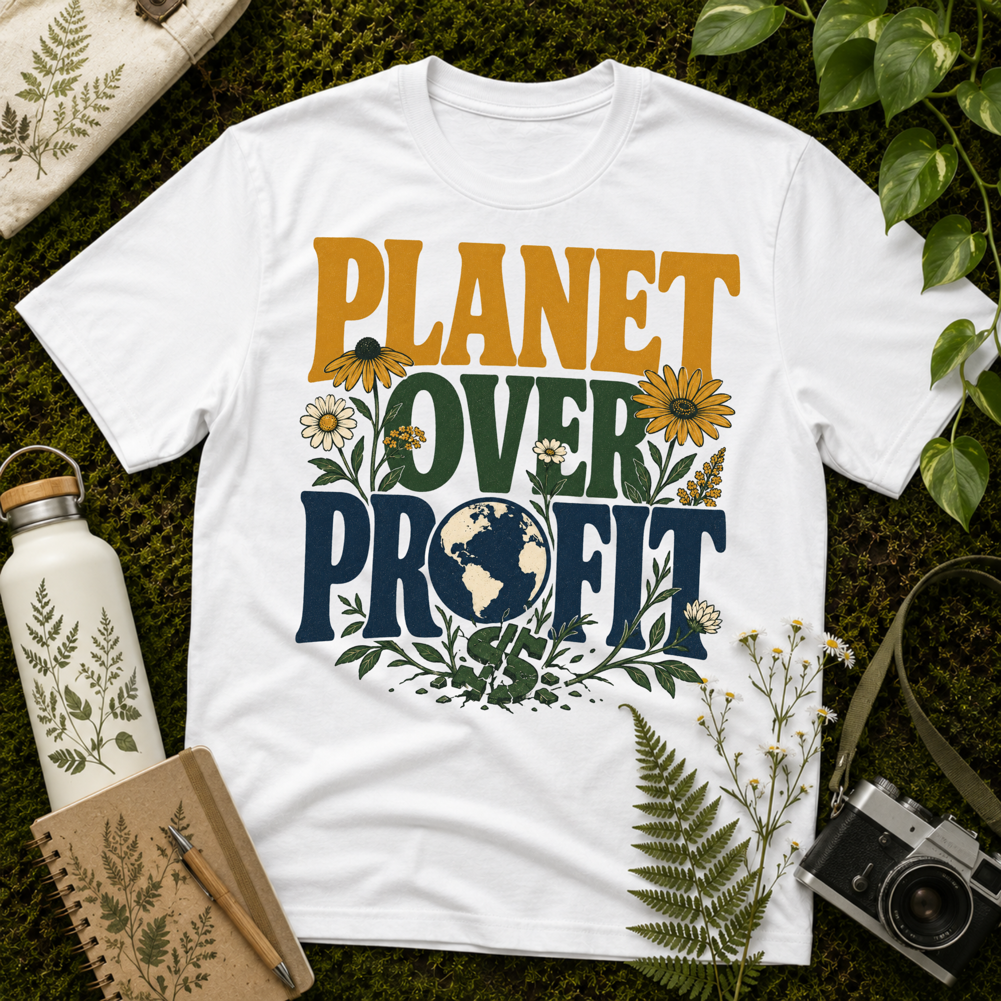 Planet Over Profit Tee