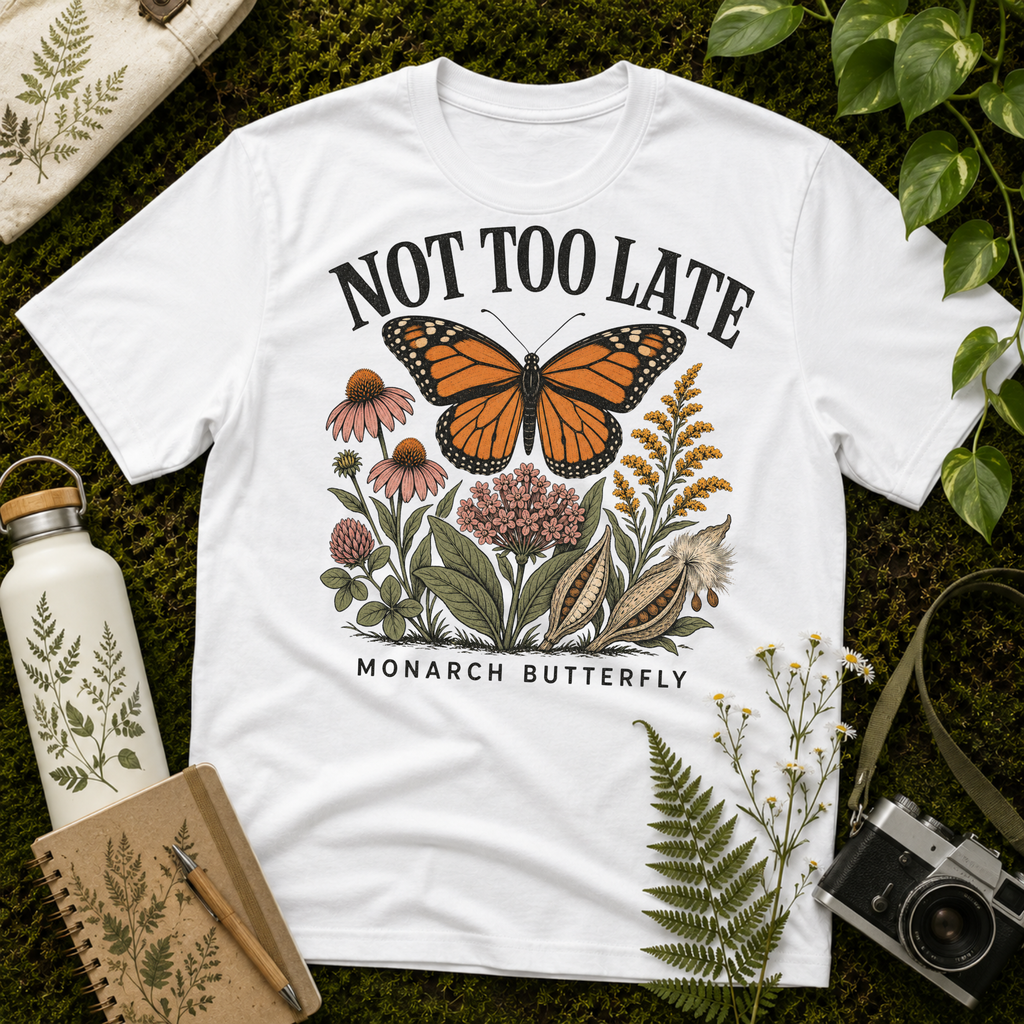 Monarch Not Too Late Tee
