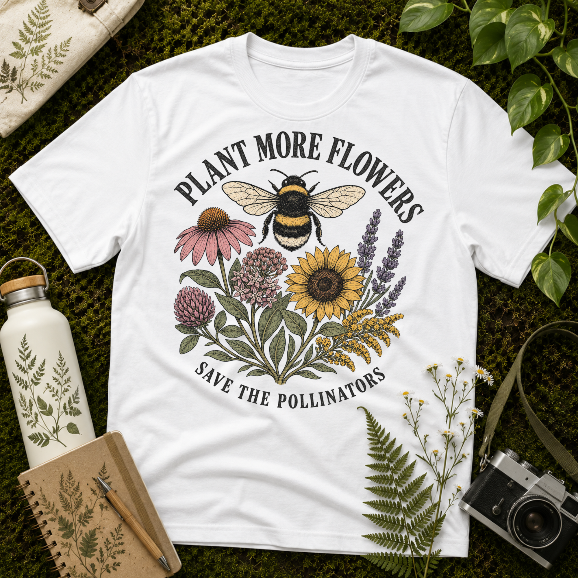 Plant More Flowers Tee