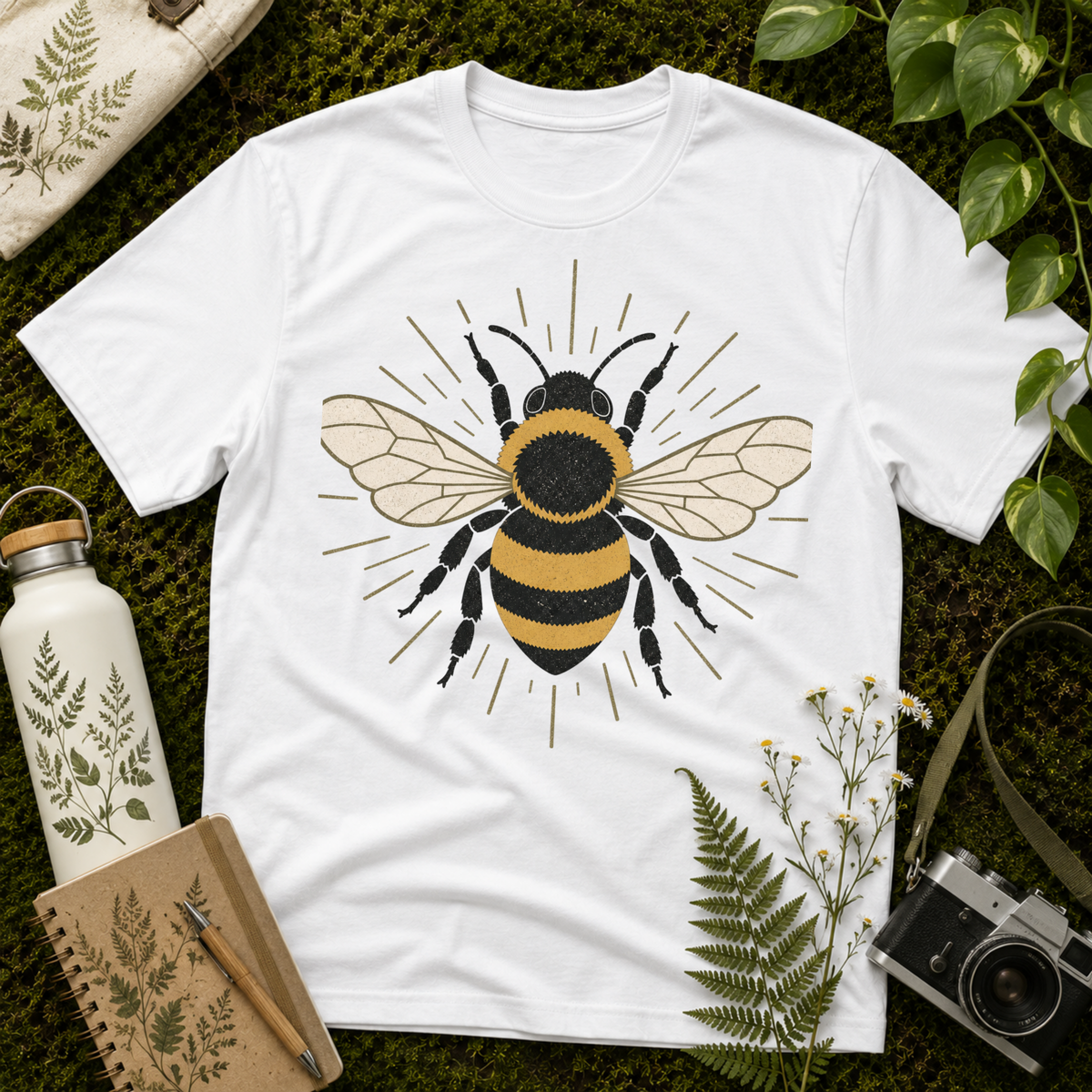 Bee and Lines Tee
