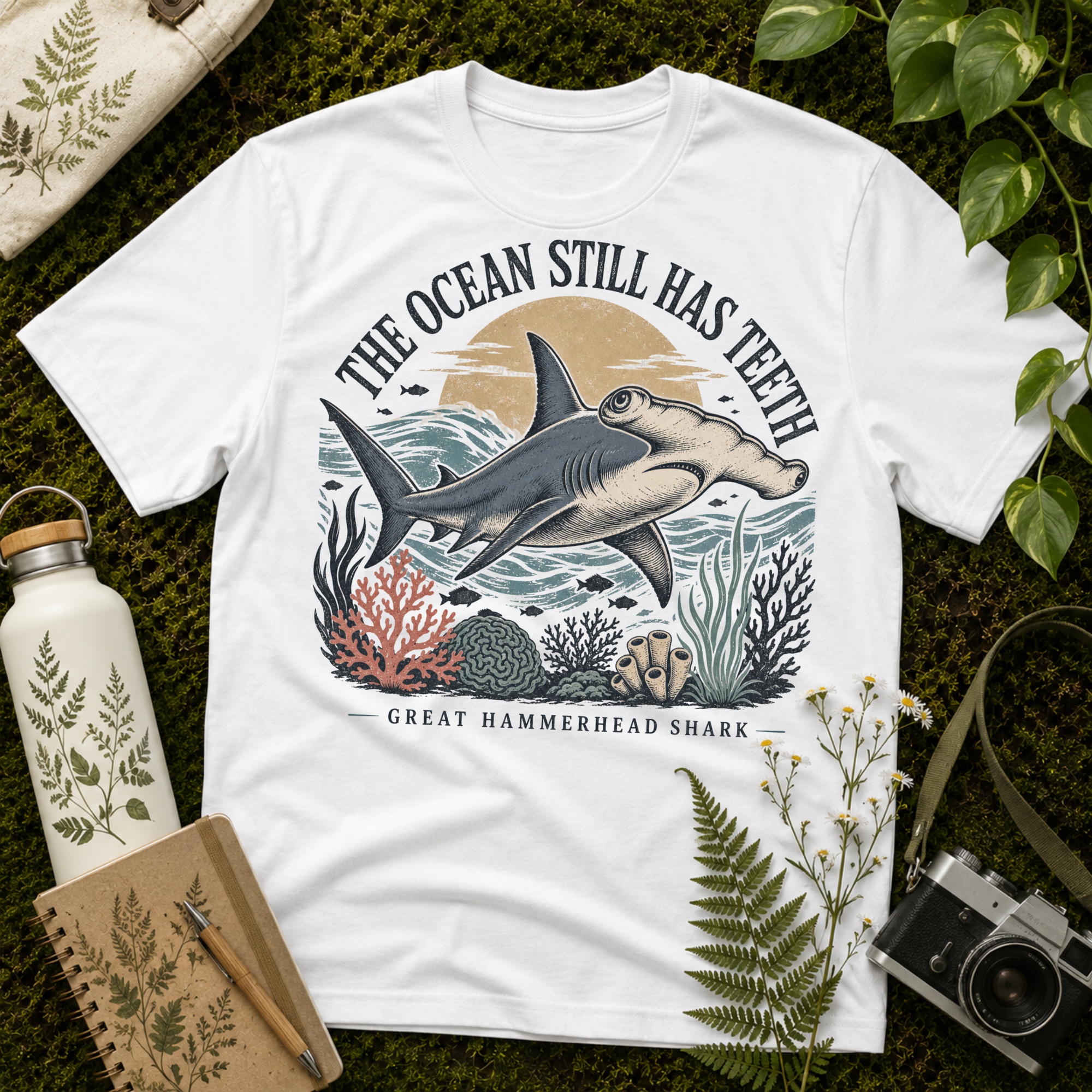 Great Hammerhead Shark Teeth Tee