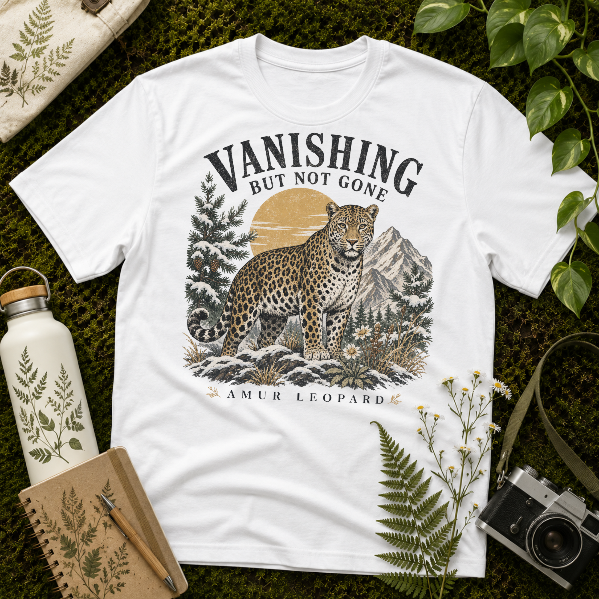 Vanishing Amur Leopard Tee