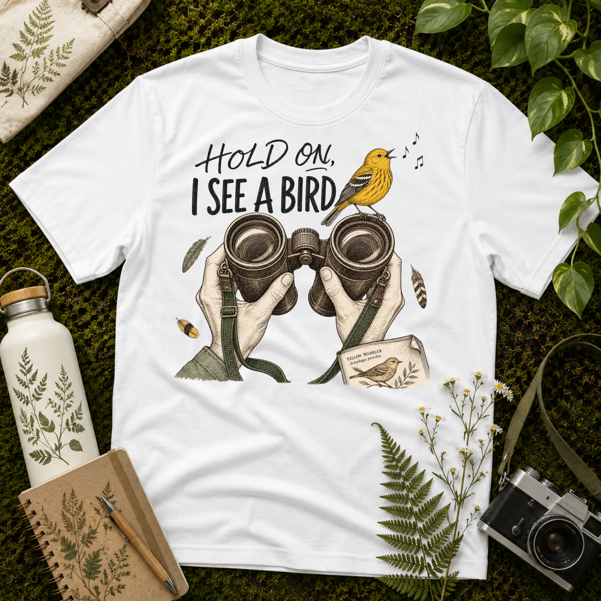 Hold On I See A Bird Tee