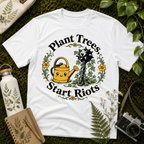 Plant Trees Start Riots Watering Can Tee