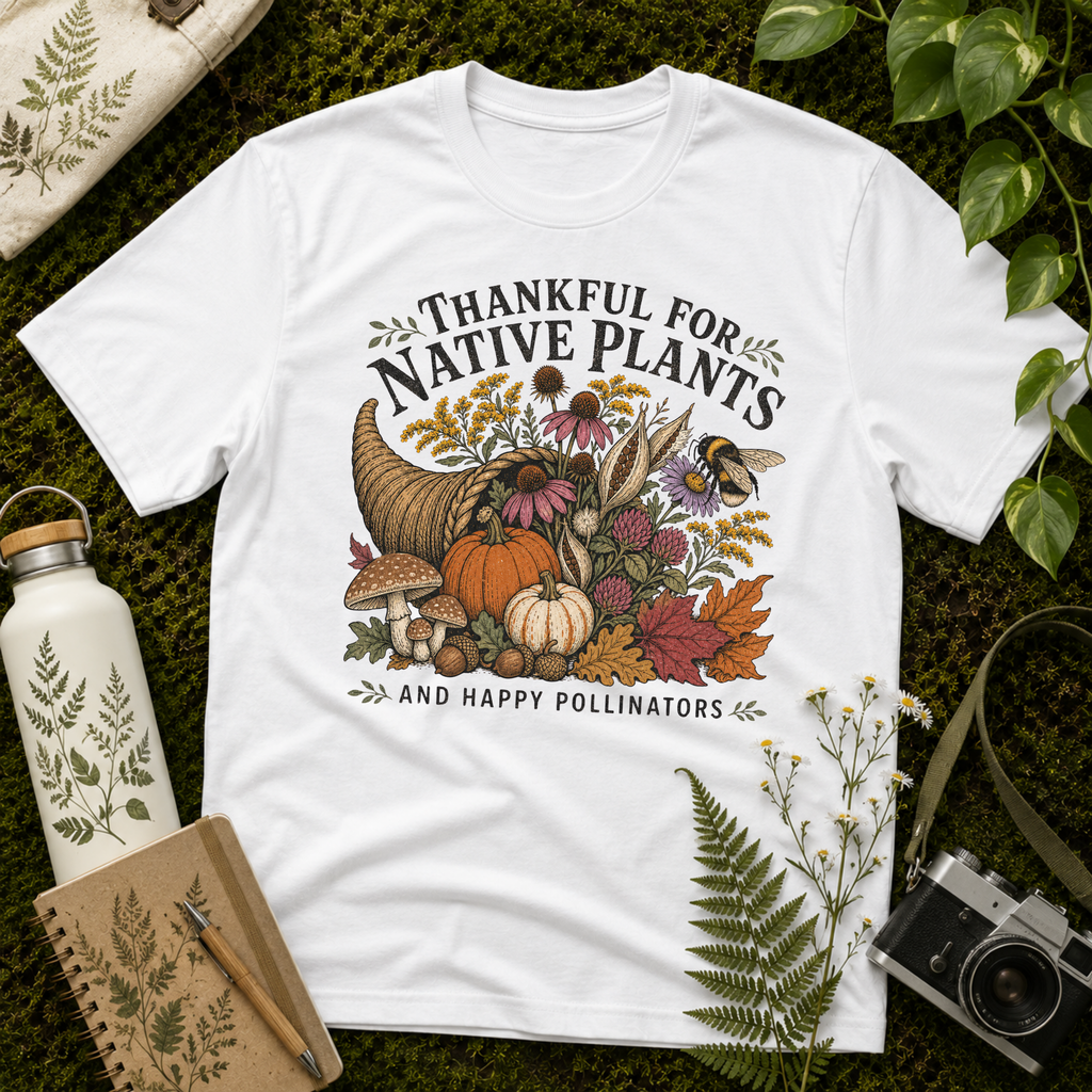 Thankful For Native Plants Tee