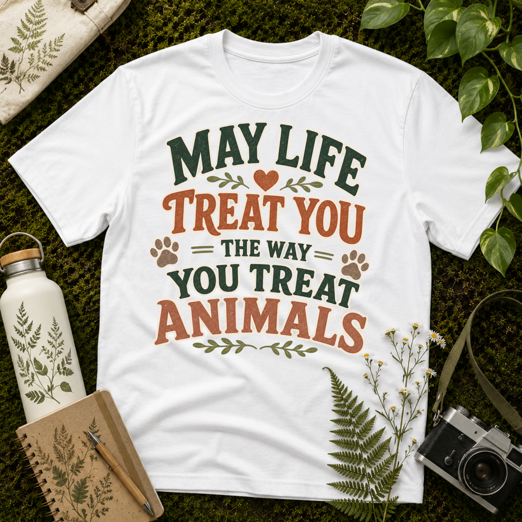 May Life Treat You The Way You Treat Animals Tee