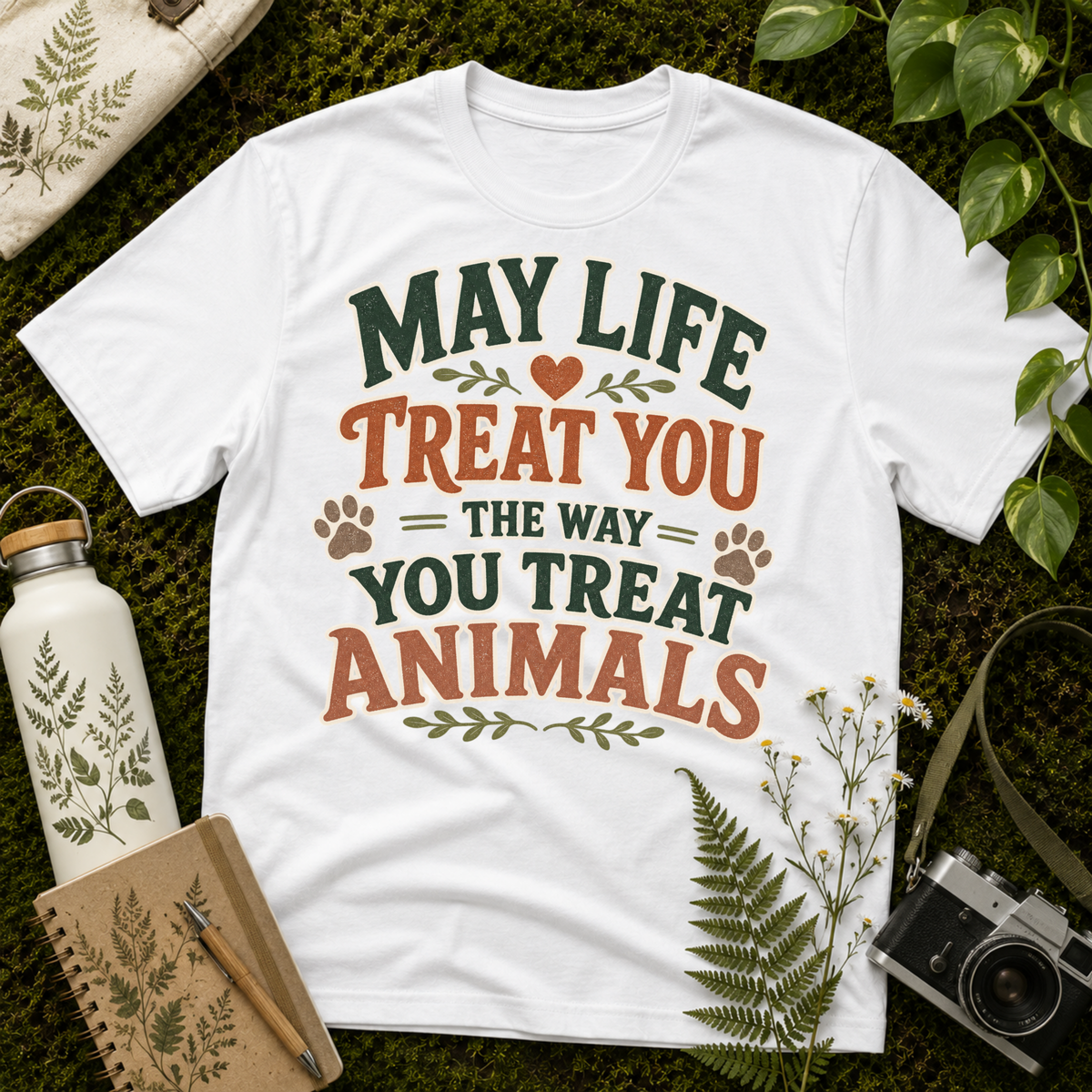 May Life Treat You The Way You Treat Animals Tee