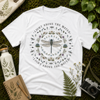 Dragonfly Light Above Mandala Tee