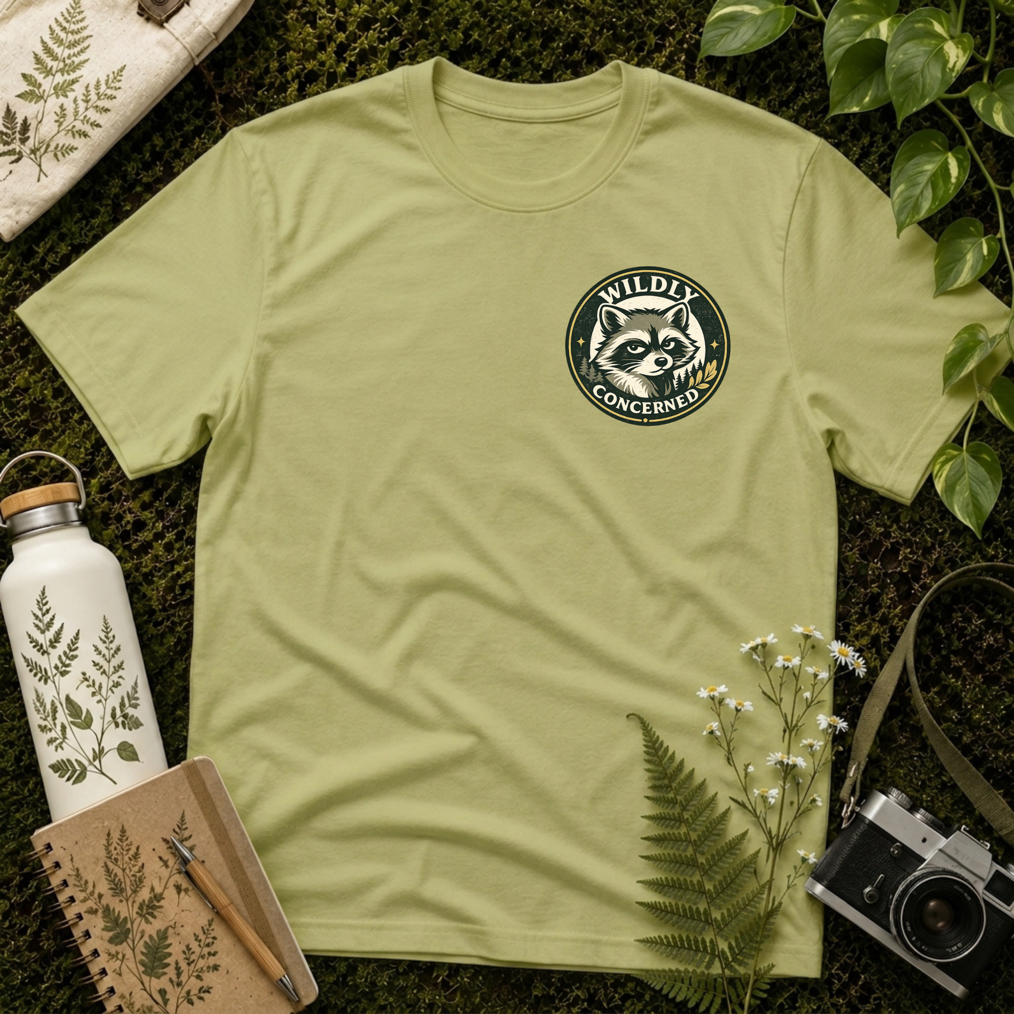 Wildly Concerned Small Brand Logo Tee